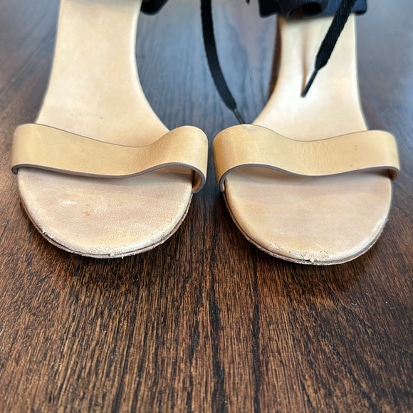 SEE BY CHLOE Black and Tan Suede and Leather Heels - Picture 4 of 11